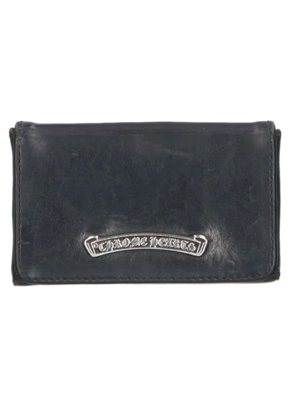 Chrome Hearts Card Case Magnetic Leather